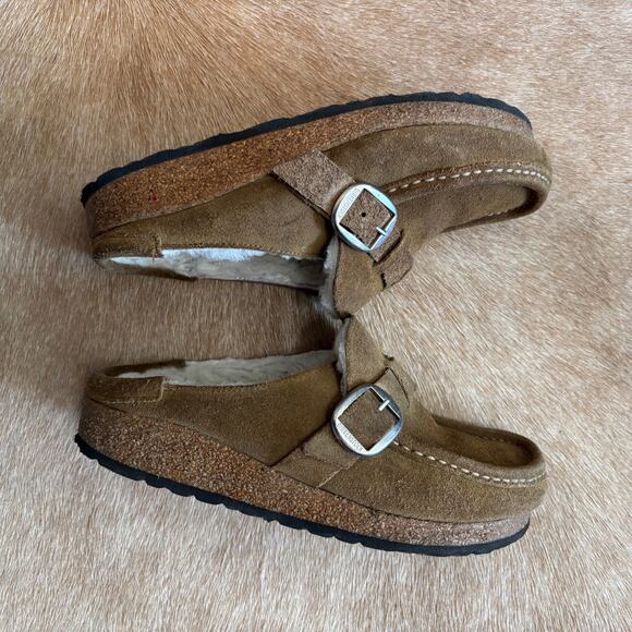 Birkenstock Buckley shearling clogs slippers mules - Picture 6 of 6